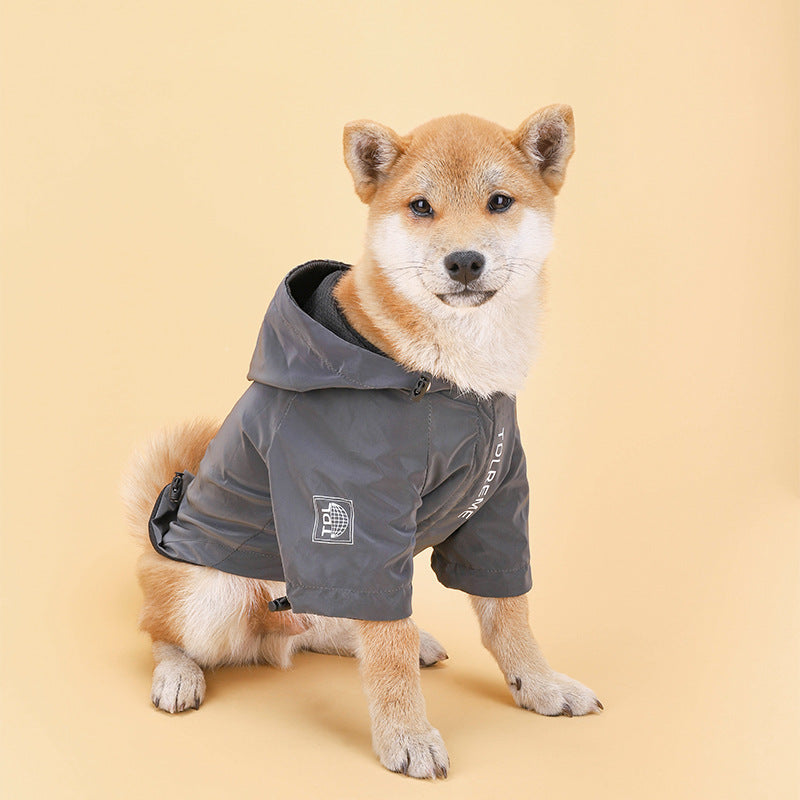 Keep Your Pet Dry and Stylish with Our Rainproof Jacket